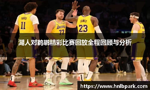湖人对鹈鹕精彩比赛回放全程回顾与分析